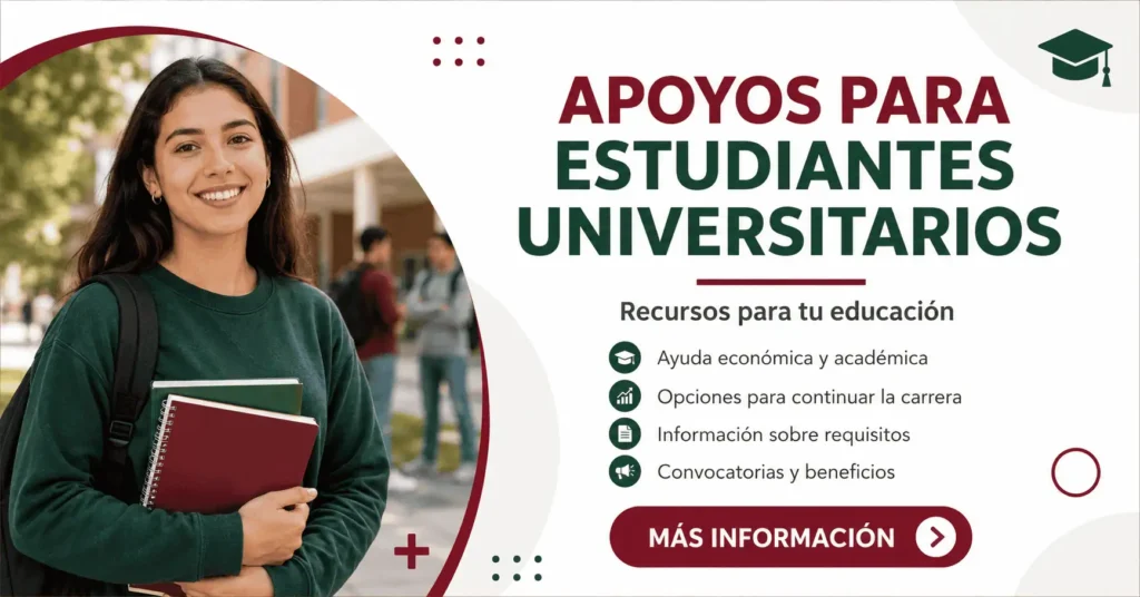 Apoyos para estudiantes universitarios