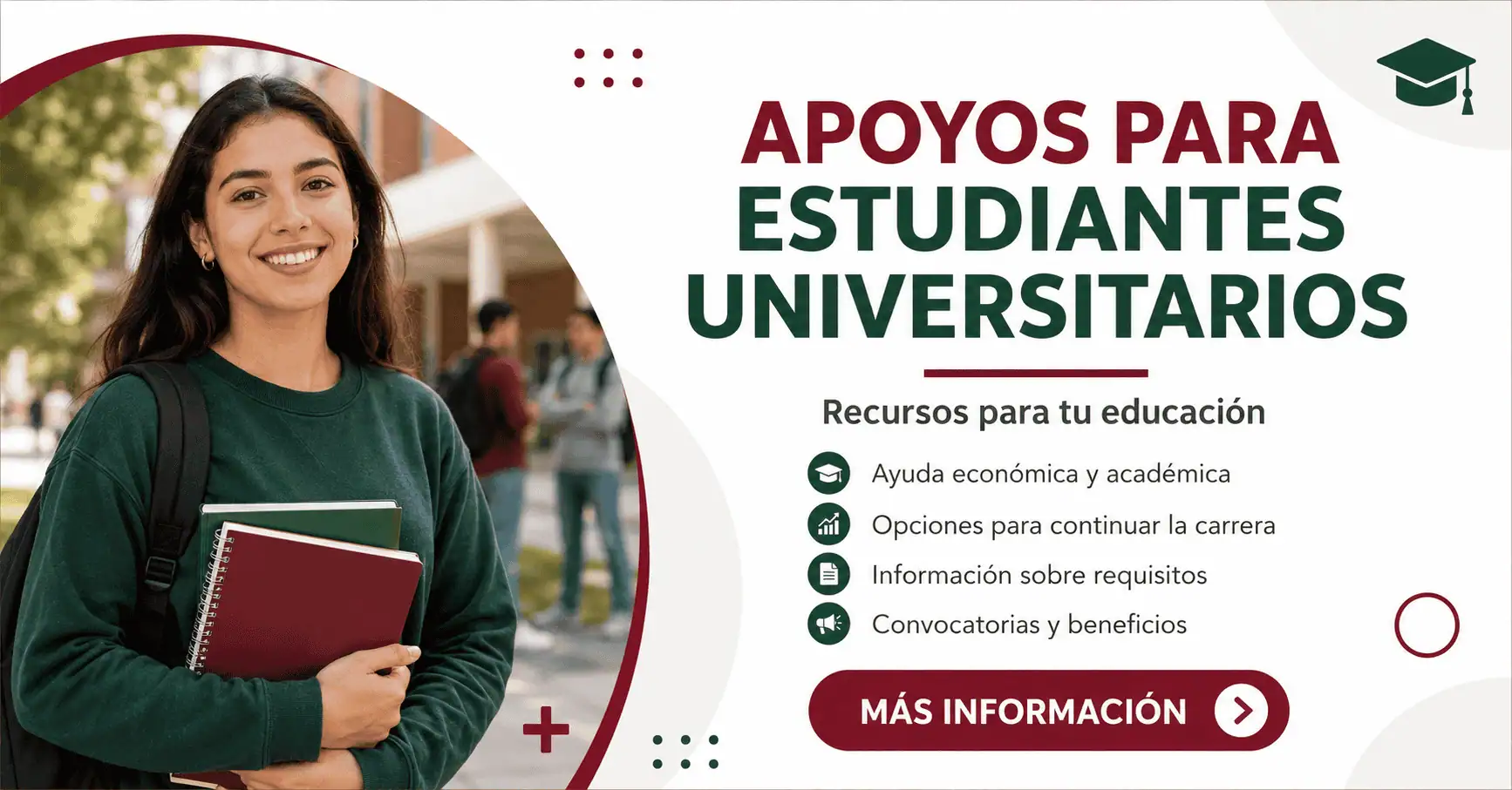 Apoyos para estudiantes universitarios