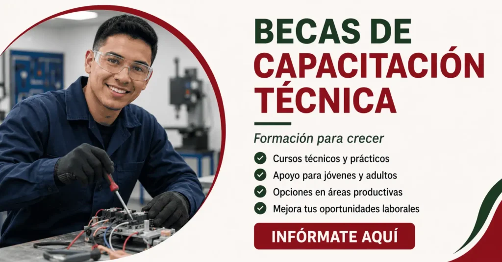Becas de capacitación técnica