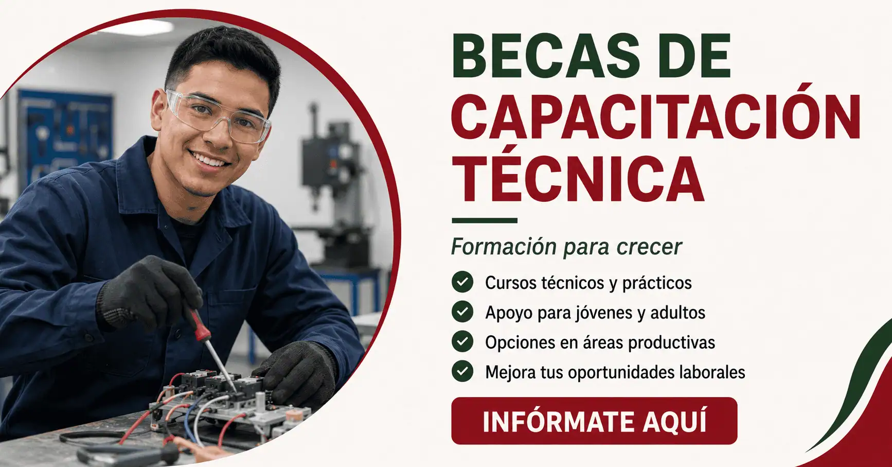 Becas de capacitación técnica