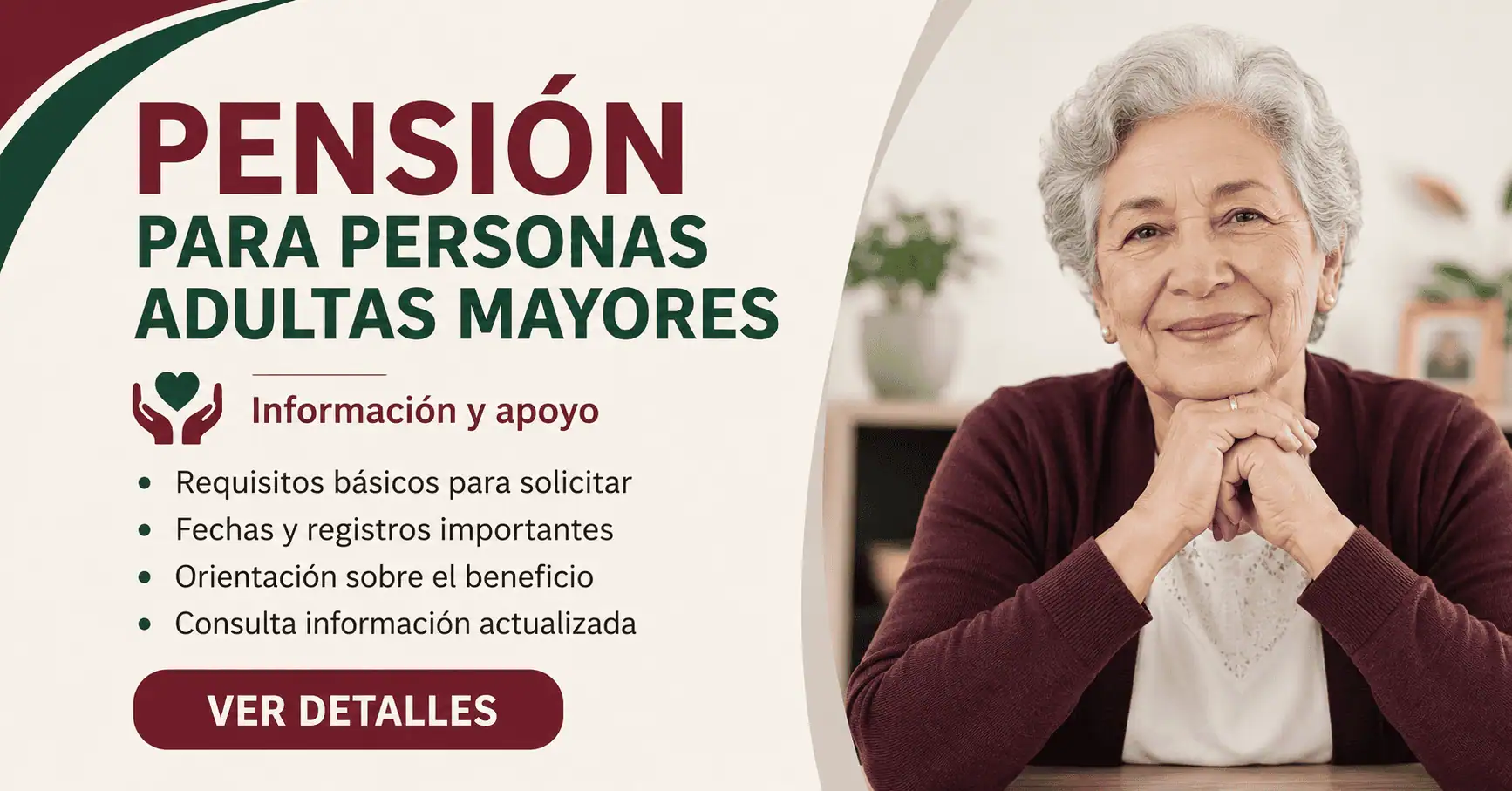 Pensión para personas adultas mayores