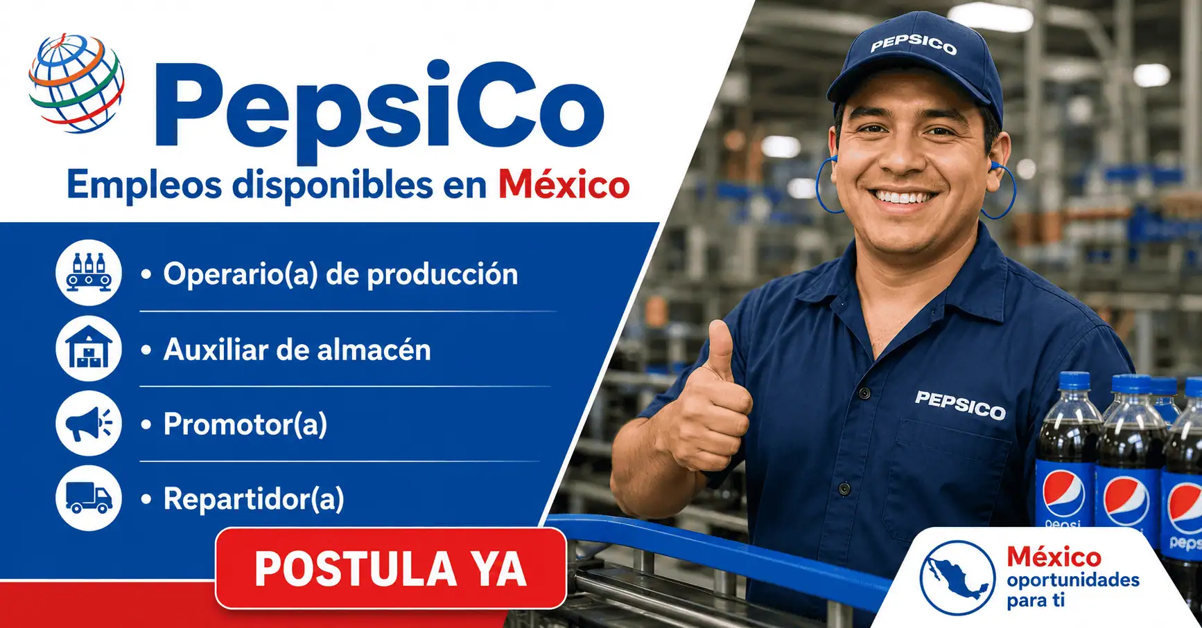 Vacantes en PepsiCo