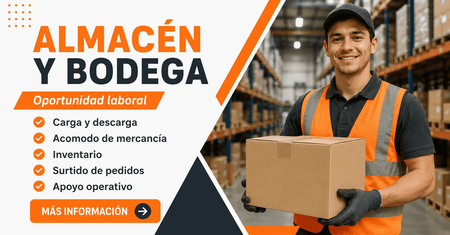 Empleos de almacén y bodega