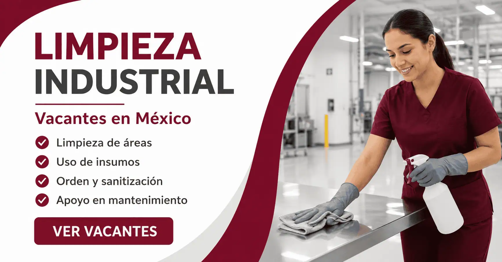 Trabajo de limpieza industrial